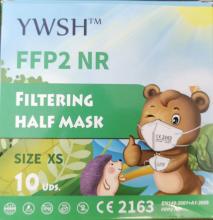Atemschutzmaske FFP2 NR " Kinder - Gr. XS " Brand: YWSH - SH-ZK12