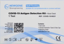 (Nasal, sog. „Popeltest“) NEWGENE® COVID-19 Antigen-Detection Kit mit CE 1er-Pack